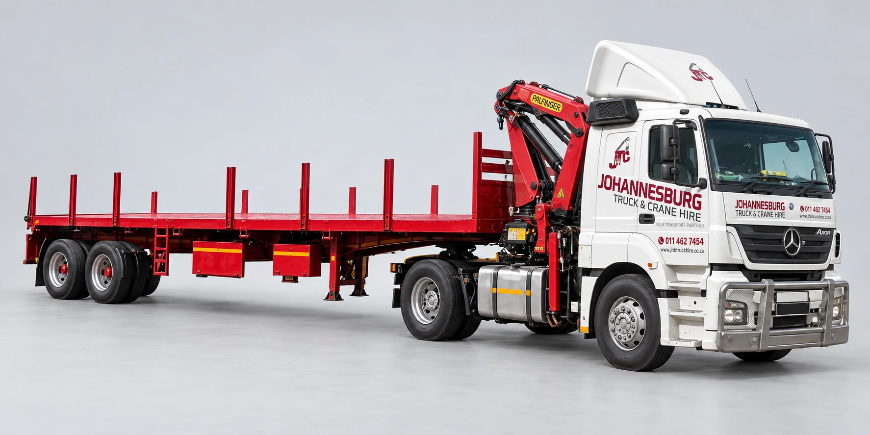 20 Ton Flatbed With Crane